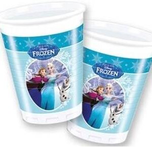 Copos Frozen Patinadora 8un.