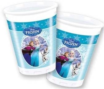 Copos Frozen Patinadora 8un.
