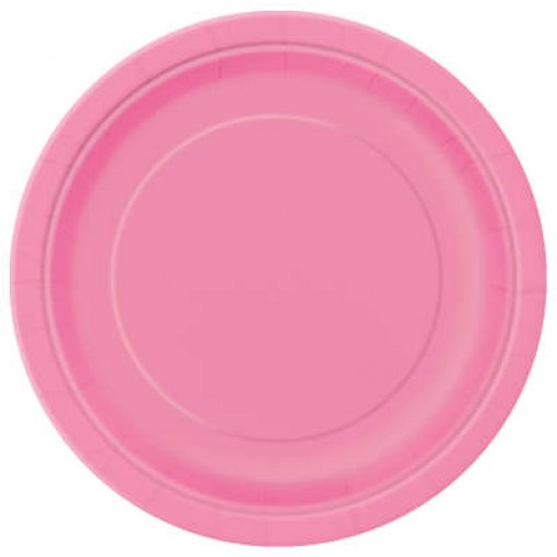Prato 23cm Rosa Forte 8u.