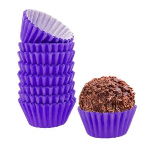 Forminhas Brigadeiro Roxas 100un.
