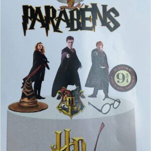 Topo Para Bolo Harry Potter