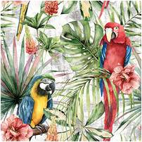 Guardanapo Tropical Papagaios 20u.