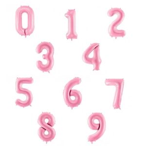 Balões Números Rosa 38cm
