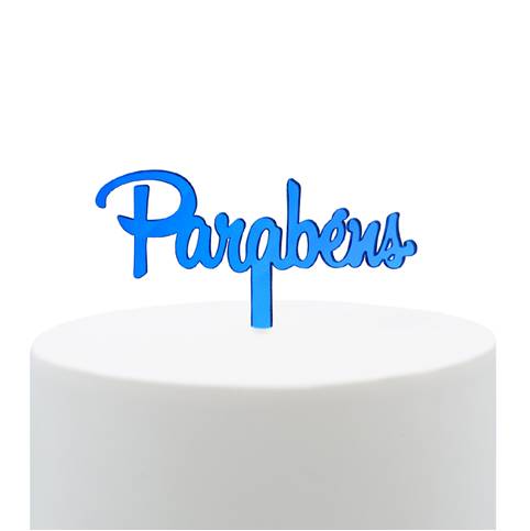 Topo Bolo Parabéns 11cm