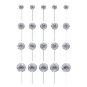 Bolas Prata Decoração Bolos 20u.