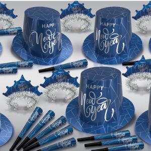 Kit Ano Novo Midnight Blue New Year 50 Pessoas