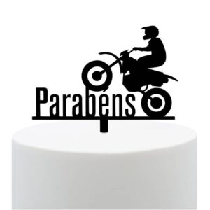 Topo Bolo Preto Mota