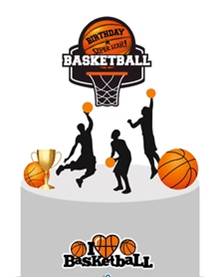 Topo de Bolo Basquete