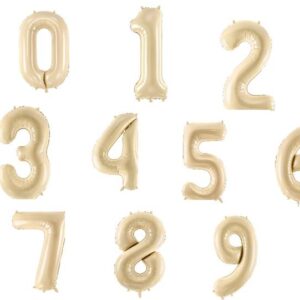 Balões Números Creme 72cm