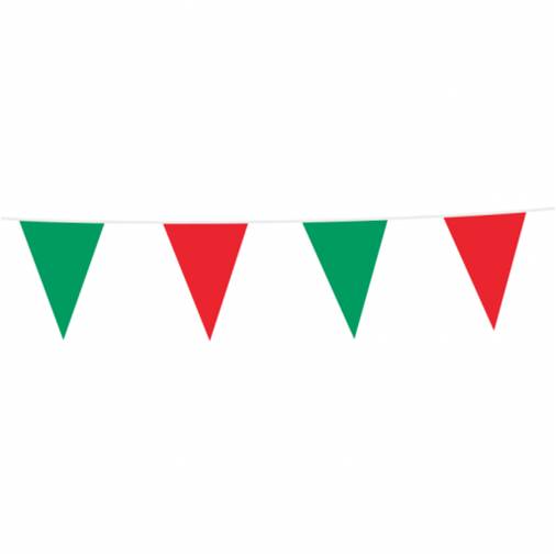 Bandeira Verde e Vermelho 10m